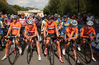 The ever-strong Dutch team take the start for the 2013 road race