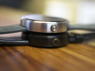 Moto 360 smartwatches, stacked