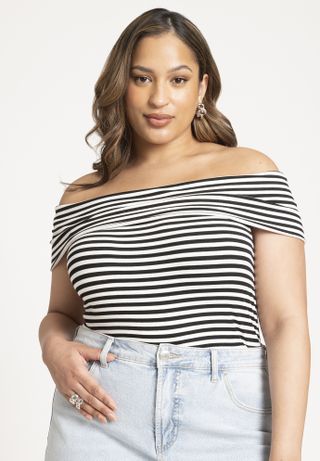 Off the Shoulder Fitted Top