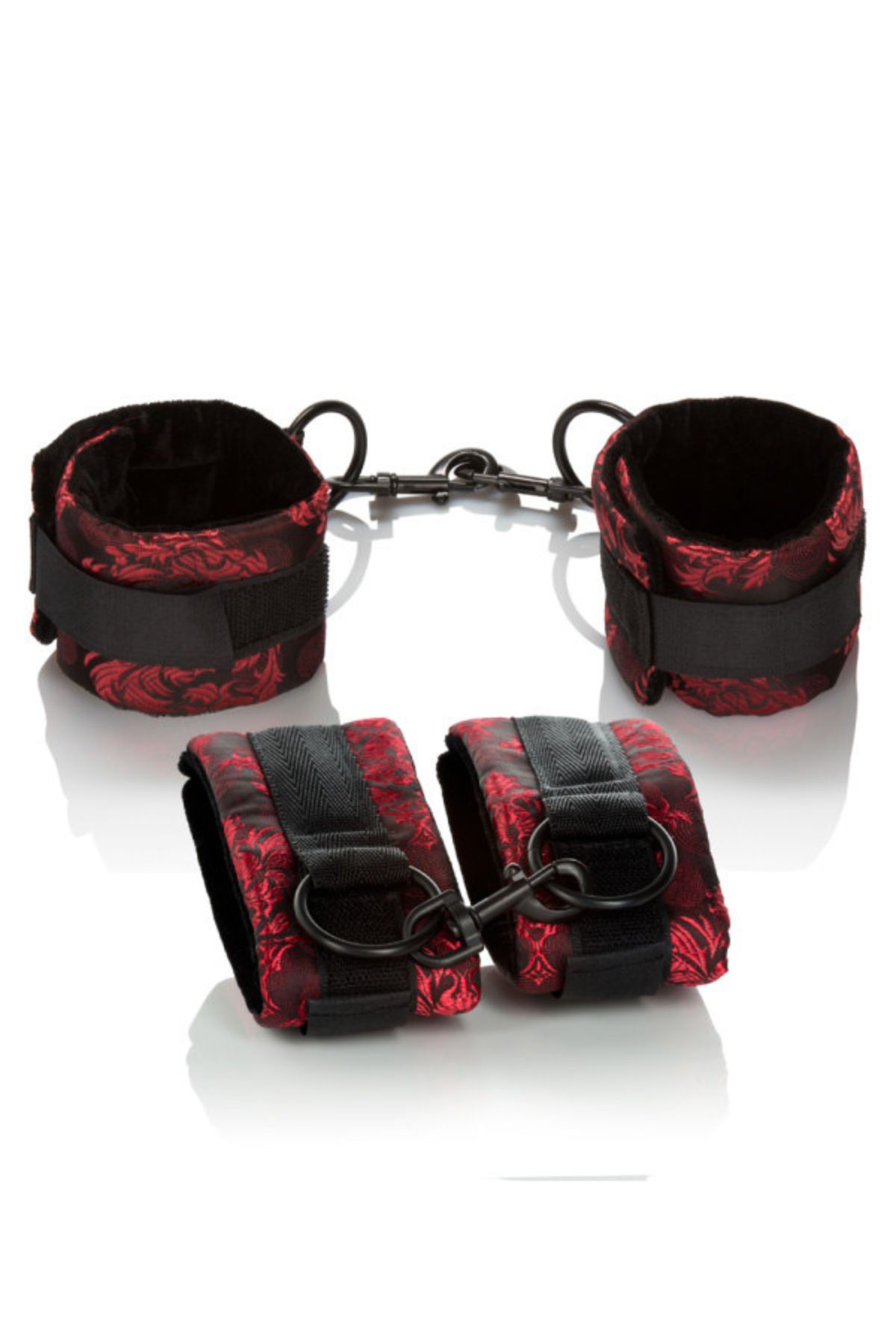 black and red sexual restraints