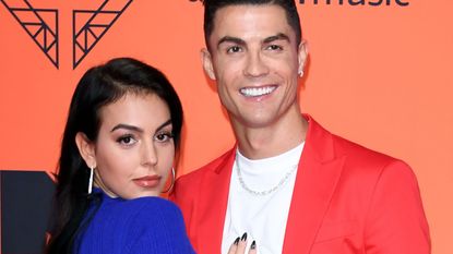 Georgina Rodriguez and Cristiano Ronaldo attend the MTV EMAs 2019 at FIBES Conference and Exhibition Centre on November 03, 2019 in Seville, Spain.