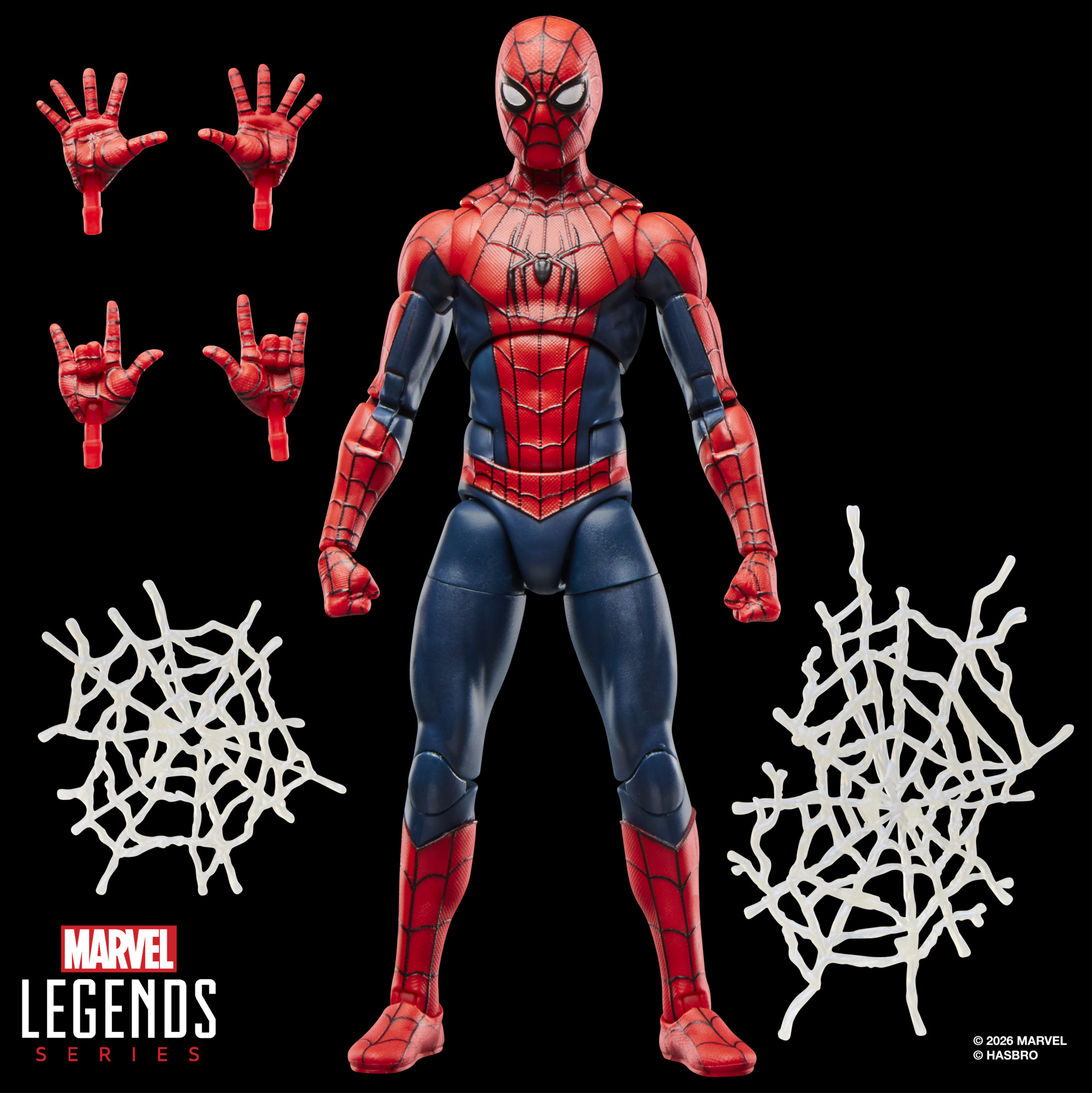 Spider-Man: Brand New Day action figure against a dark background