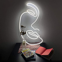 Walarky Neon Sign Face LED Light, from Amazon