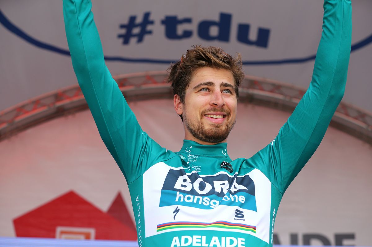 Peter Sagan keeps the points jersey