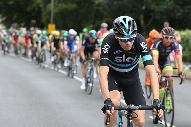 Chris Froome (Team Sky) at RideLondon Classic