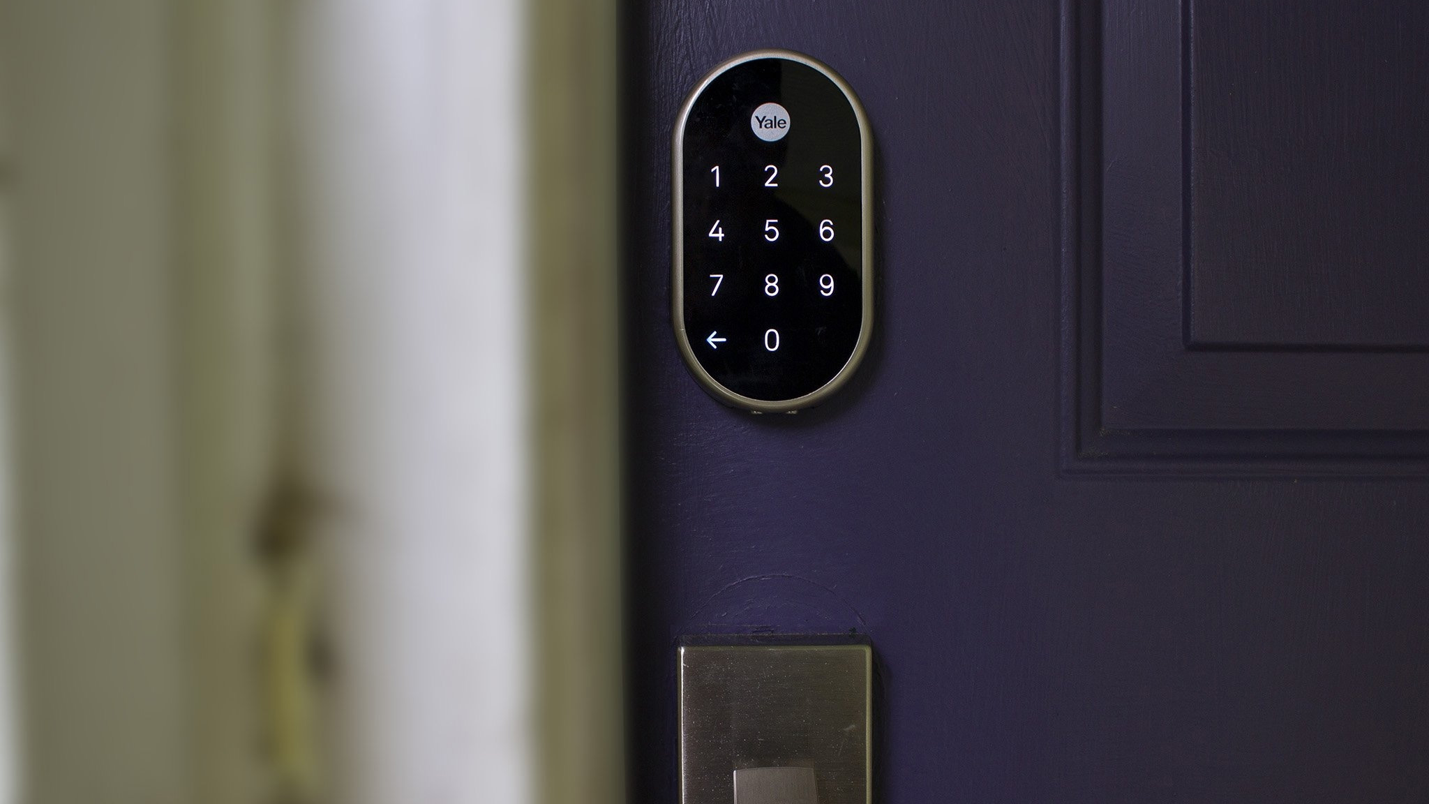 google door lock with camera