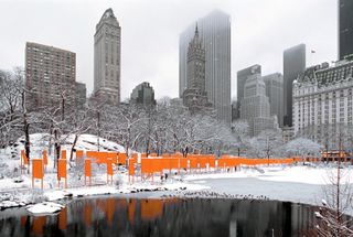 The Gates, Central Park, New York City, 1979-2005. Courtesy of Christo and Jeanne-Claude Foundation