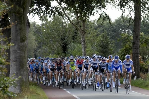 The peloton was content to give the break a fair leash.