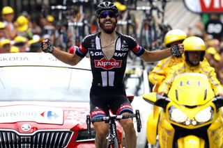 Simon Geschke wins stage seventeen of the 2015 Tour de France