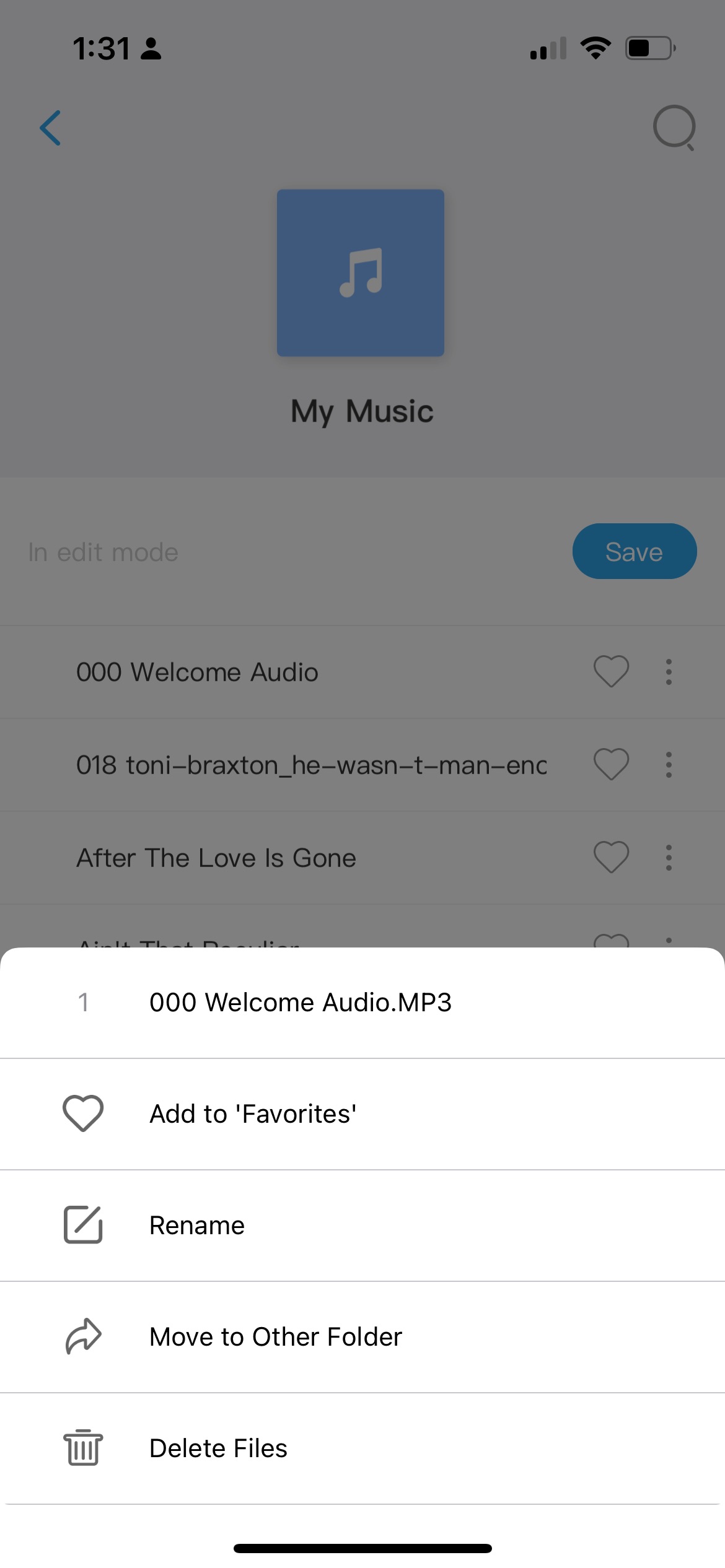 H2O Audio Tri 2 Pro Multi-Sport app library settings