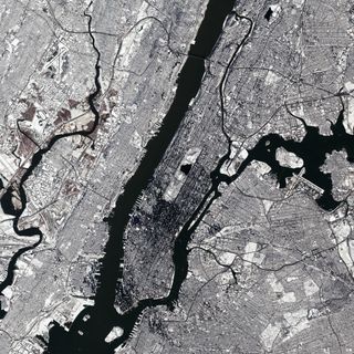 The European Space Agency's Copernicus Sentinel-2 mission snapped this chilly photo of New York City on Feb. 4, 2021 showing the city blanketed in snow. This recent snow storm was classified as "major" and affected a majority of the Northeast United States, with New York declaring a state of emergency for both the immense snowfall and blistering winds. Copernicus Sentinel-2 is an Earth-observing mission made up of two satellites: Sentinel-2A and Sentinel-2B. The pair monitor and image our planet, orbiting it from space.