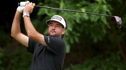 Bubba Watson hits a drive