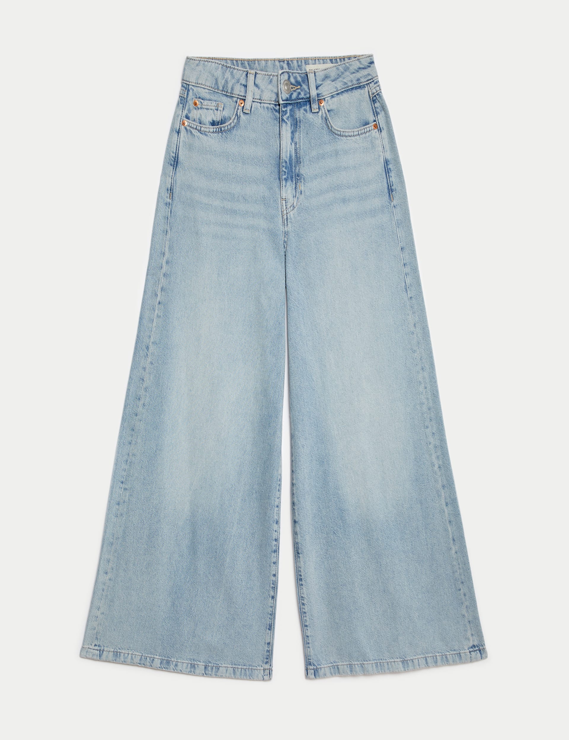 Lyocell&amp;trade; Blend Wide Palazzo Leg Jeans