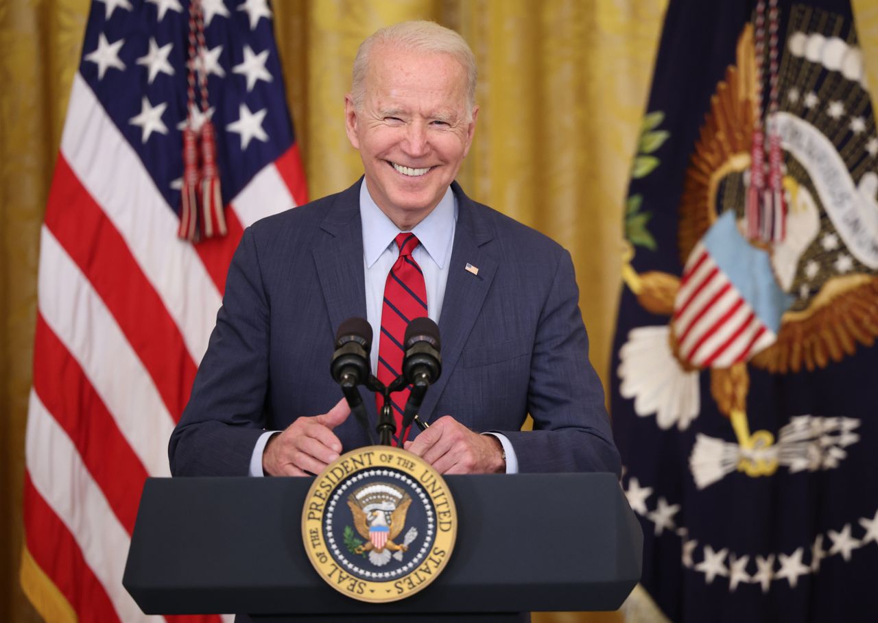 Biden speaks about infrastructure