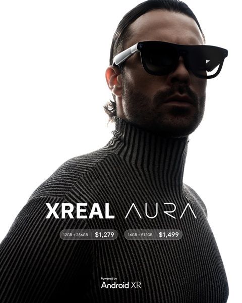 Xreal revealed its official pricing for the Aura smart glasses, stating it starts at $1,279.