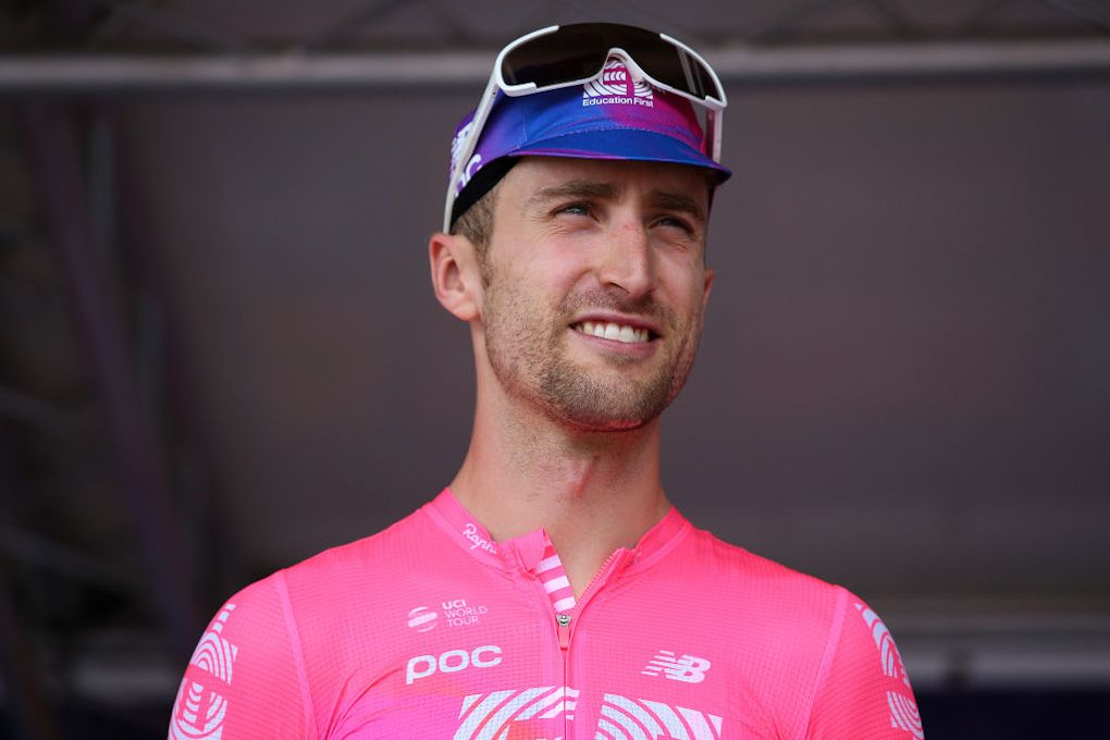 Taylor Phinney (EF Education First) before the start of RideLondon-Surrey Classic