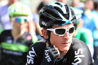 Geraint Thomas looks relaxed before Stage 12 of the 2015 Vuelta Espana