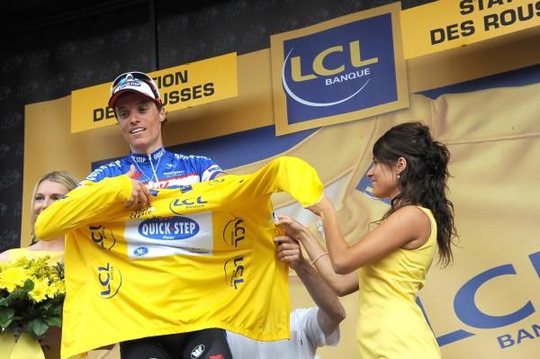Sylvain Chavanel (Quick Step) takes back the yellow jersey