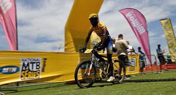 Justice Makhale (MTN Energade) finishes third in the ultra.