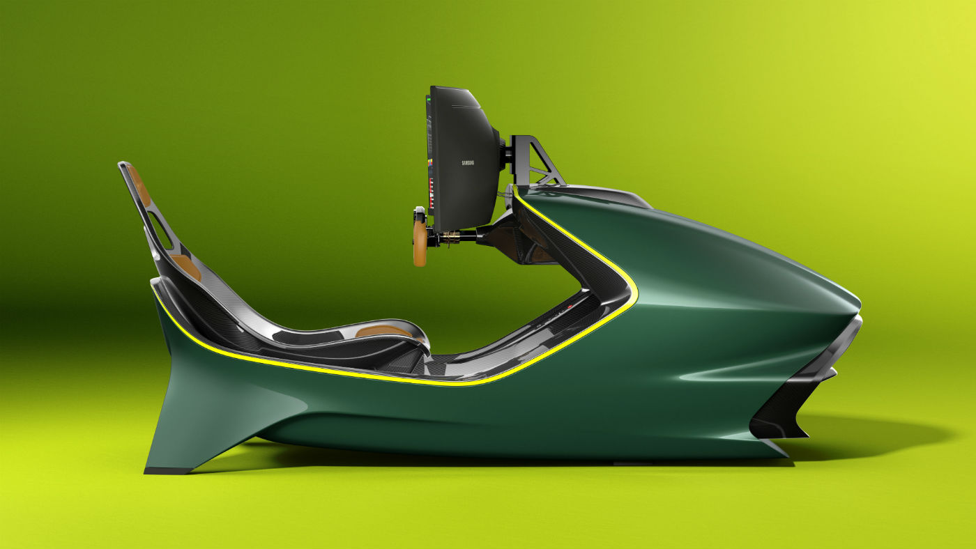 AMR-C01 Aston Martin racing simulator