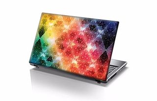 TaylorHe 15.6-inch Laptop Skin with Colorful Pattern