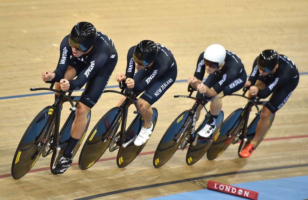 New Zealand struggled a little but qualified third fastest
