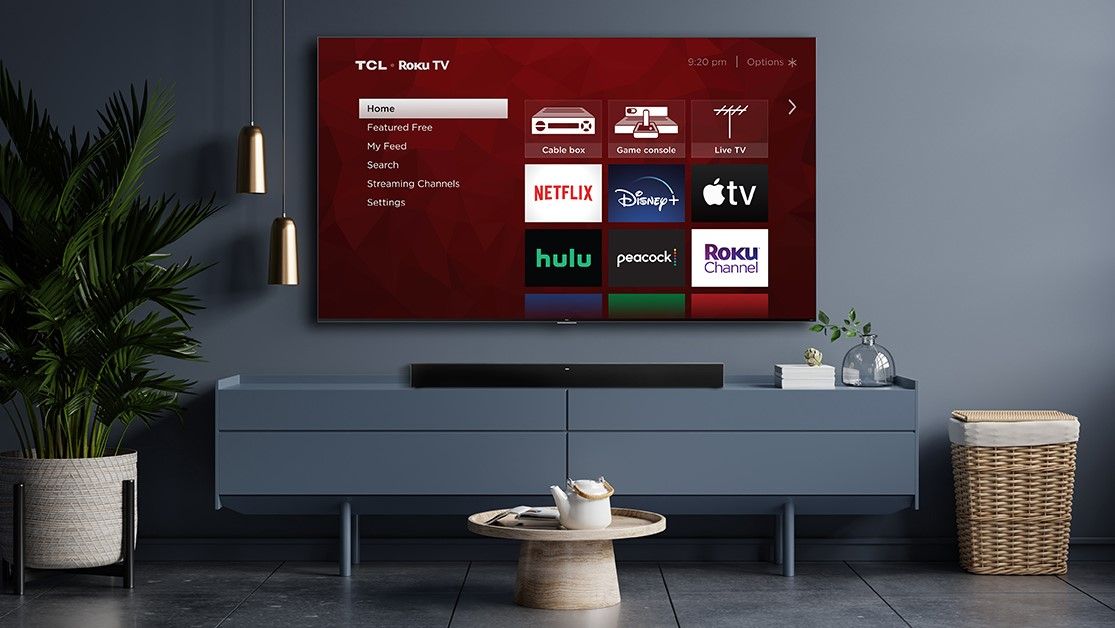 Roku TV in living room