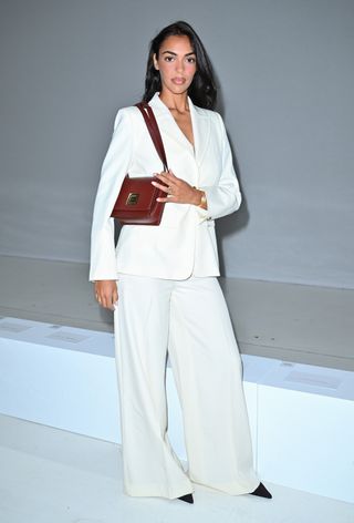 Sandra Shehab attends the Max Mara show