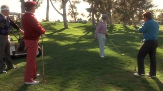 four men golfing in Casino