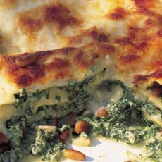 Spinach and Ricotta Lasagne with Pine Nuts recipe-recipes-recipe ideas-new recipes-woman and home