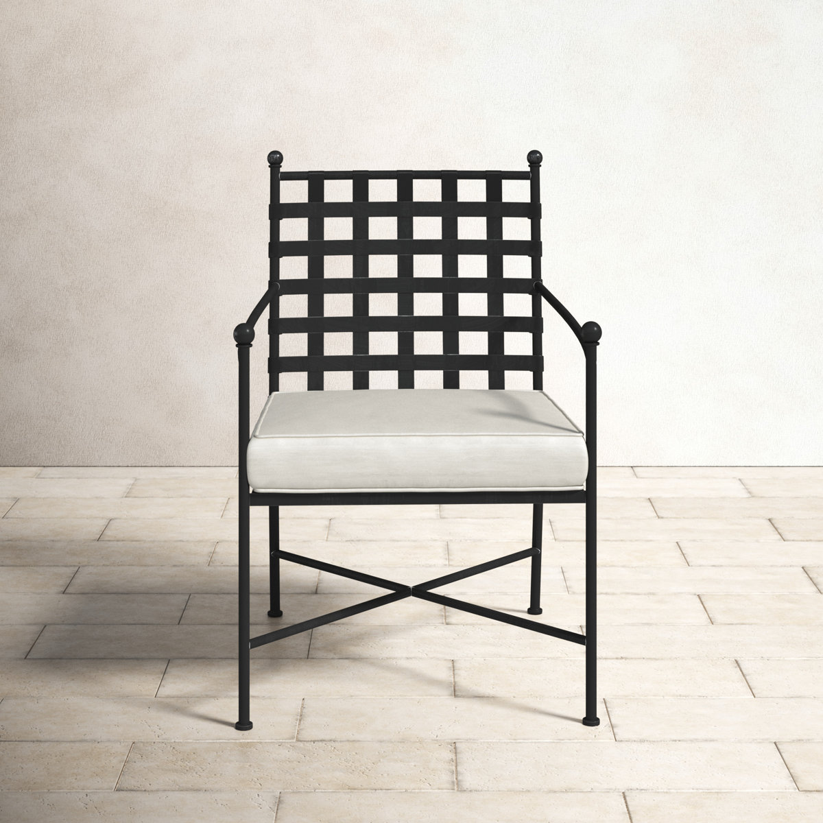 Birch Lane&amp;trade; Lucier Patio Dining Armchair With Cushion &amp;amp; Reviews | Wayfair