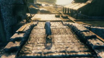 Valheim Skyrim recreation, specifically of Whiterun