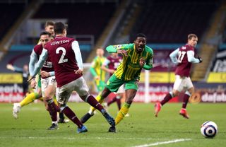 Ainsley Maitland-Niles in action for West Brom