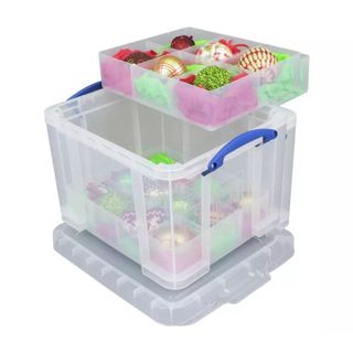 Picture of plastic bauble storage box