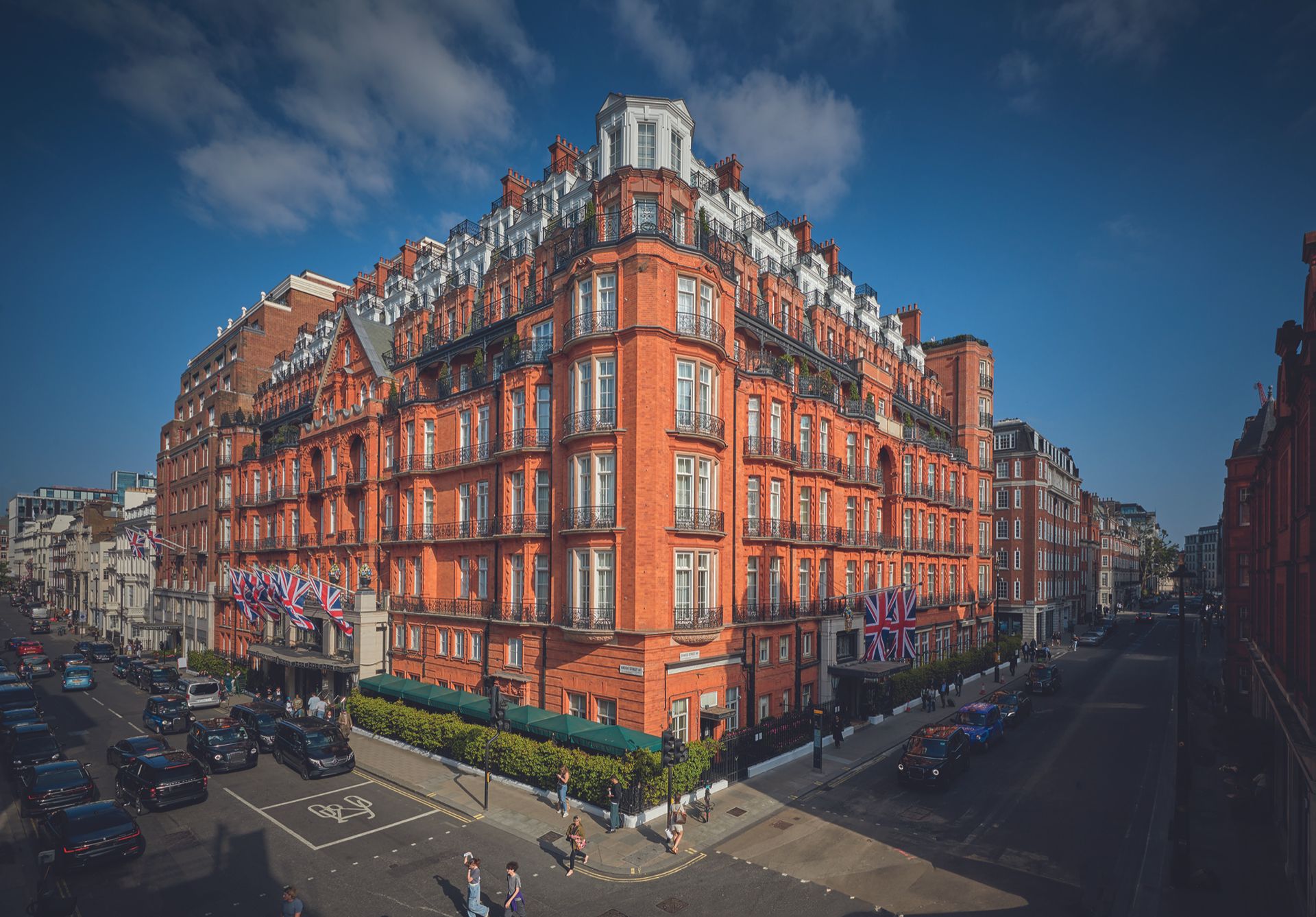 The exterior of Claridge's