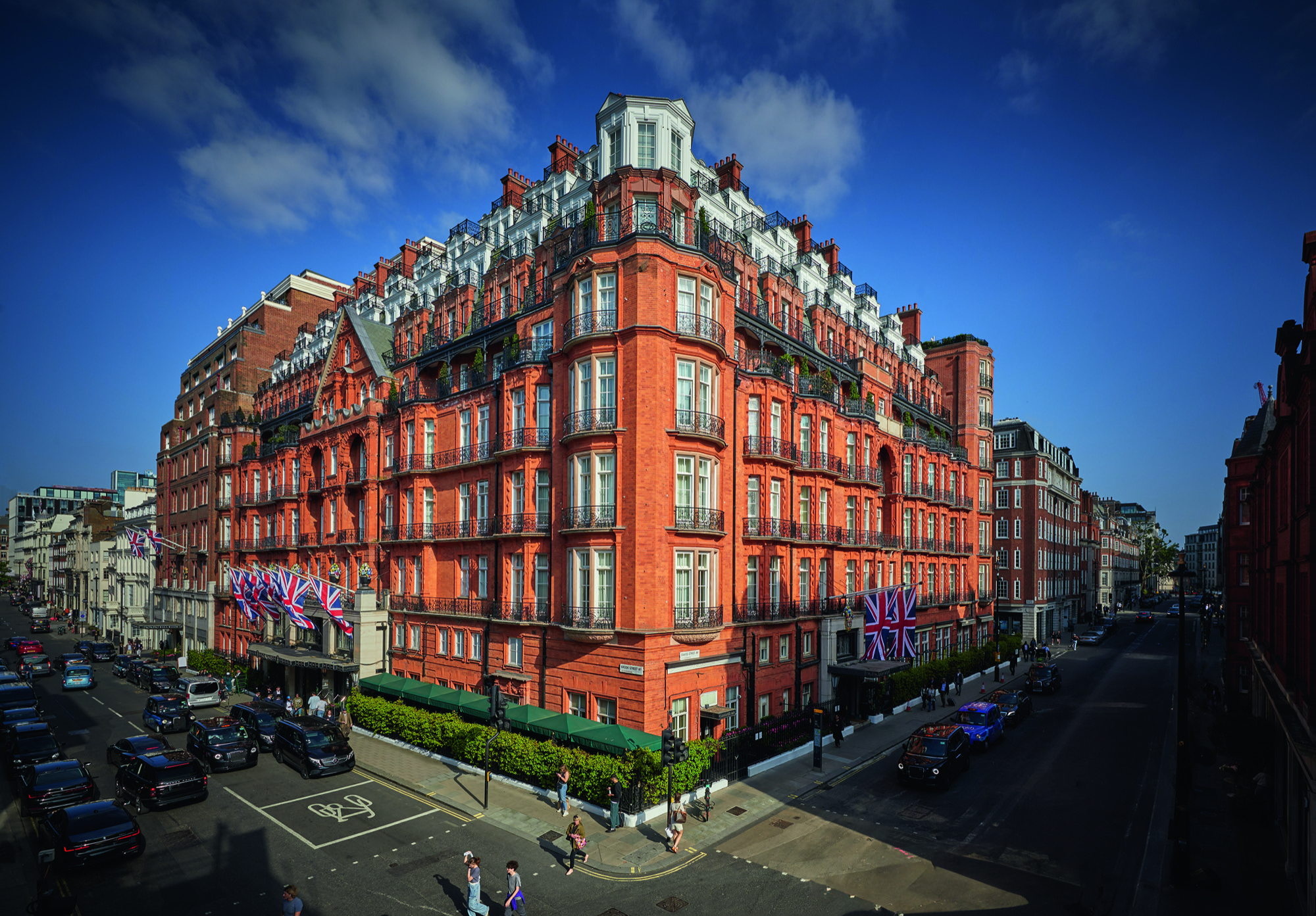 The exterior of Claridge's