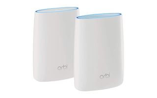 The tri-band Netgear Orbi Whole Home Mesh WiFi System offers solid performance at a reasonable price.