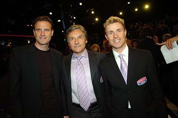 Alessandro Petacchi, Damiano Cunego, Giuseppe Saronni