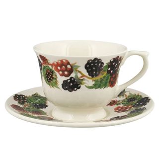 Blackberry Small Teacup & Saucer 