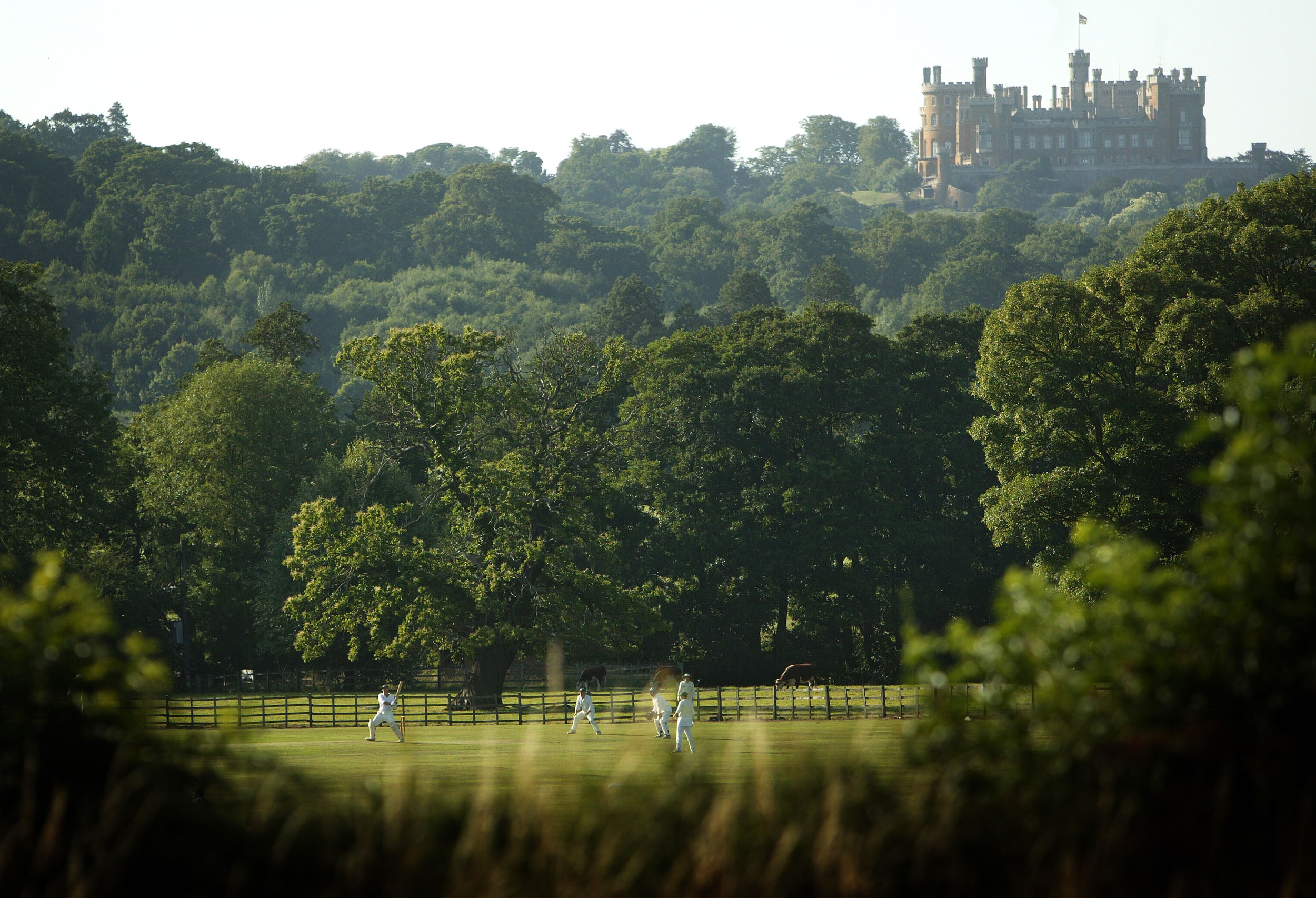 Belvoir Castle sits above the Vale of Belvoir