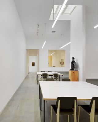 interior of desk at Roberts Project by Johnston Marklee