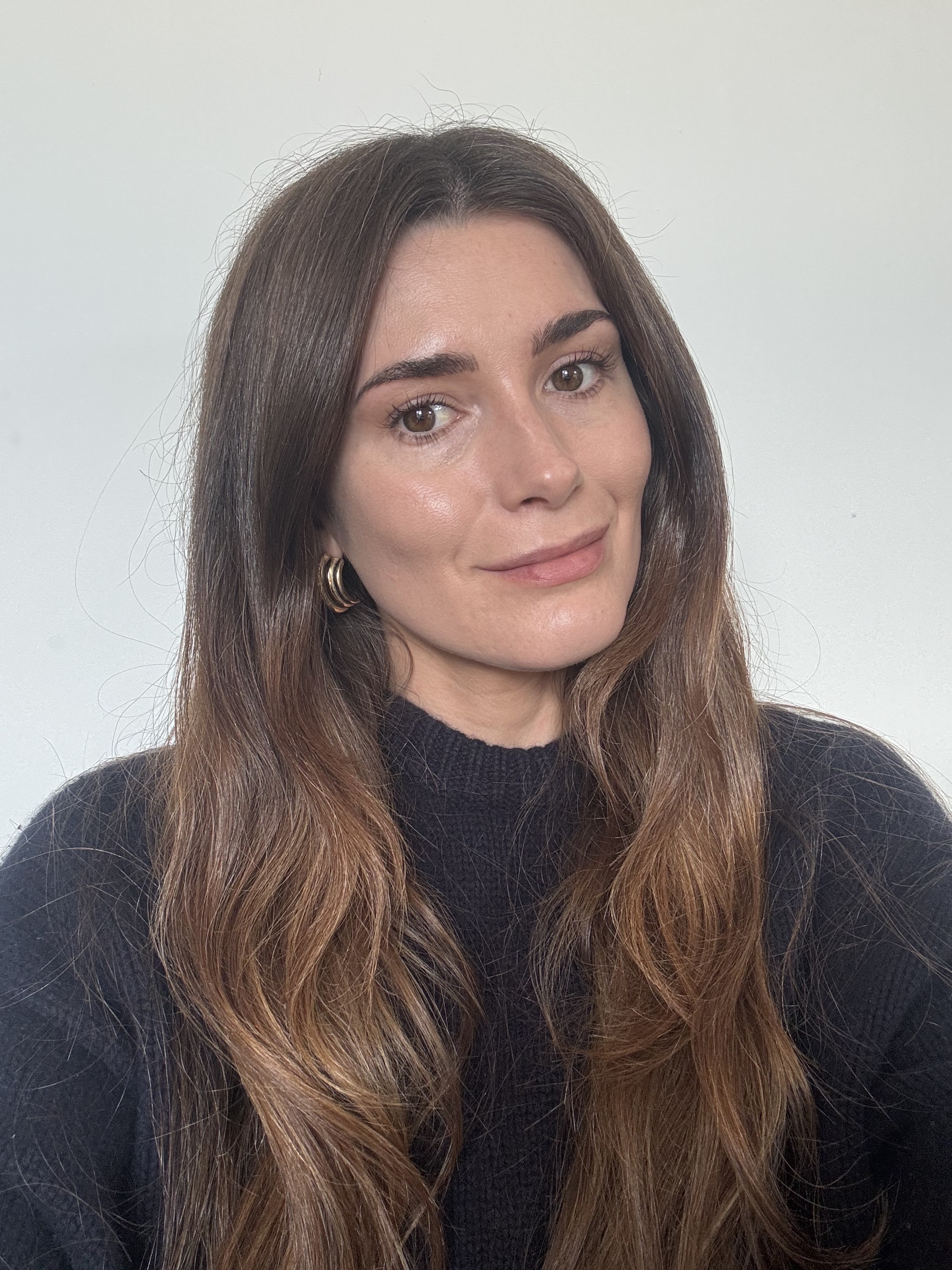 Eleanor after testing the Silk'n LED EMS Face Mask for one month