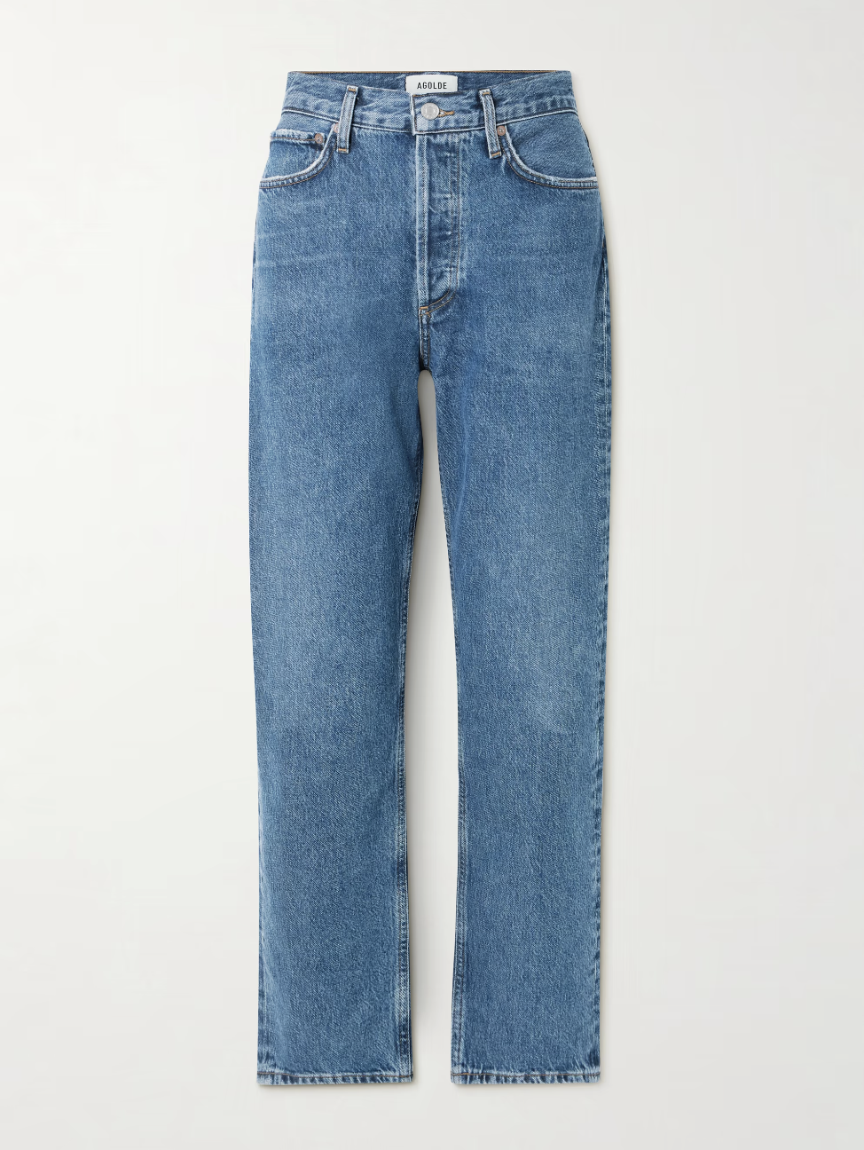 AGOLDE, 90s Mid-Rise Straight-Leg Jeans