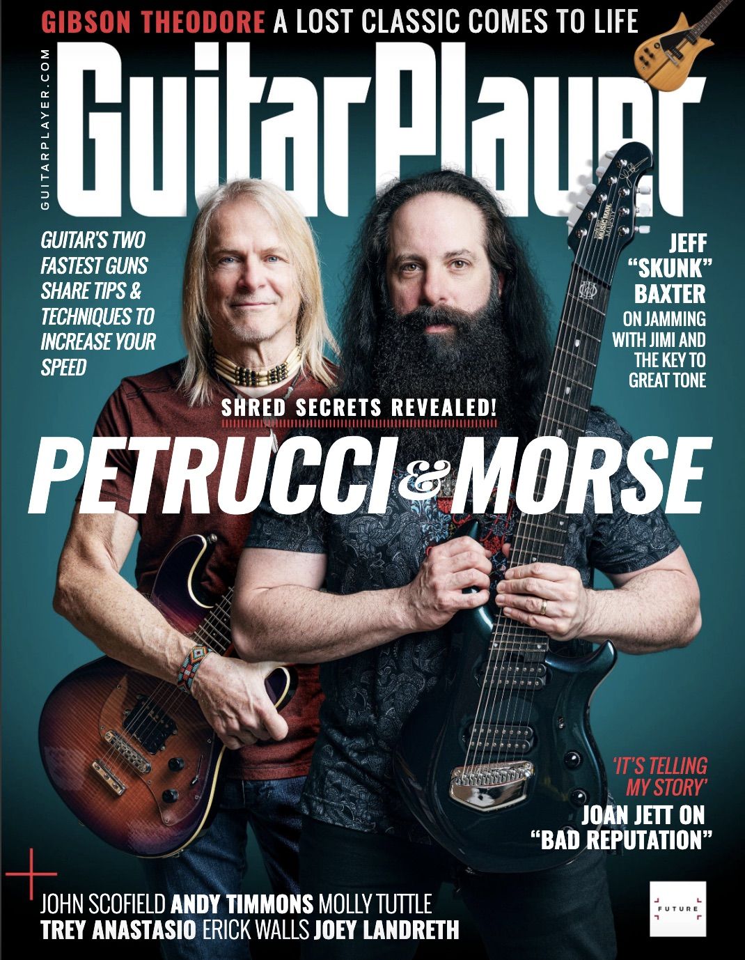 The cover of Guitar Player&#039;s forthcoming August 2022 issue