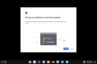 Linux container on Chrome
