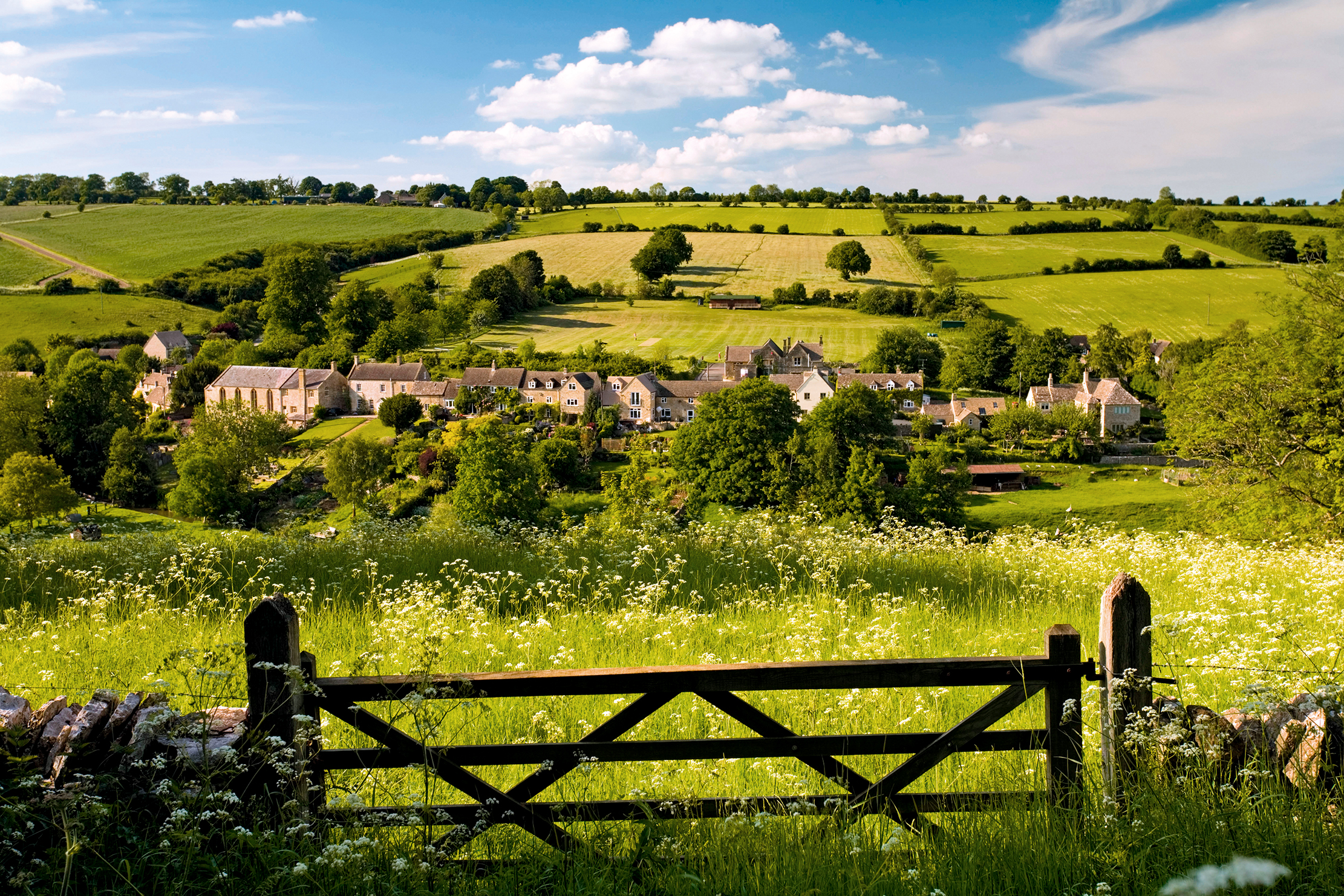 The Cotswold village of Naunton.