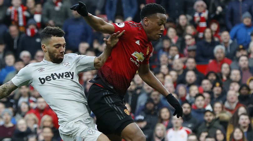 Anthony Martial Manchester United West Ham United 