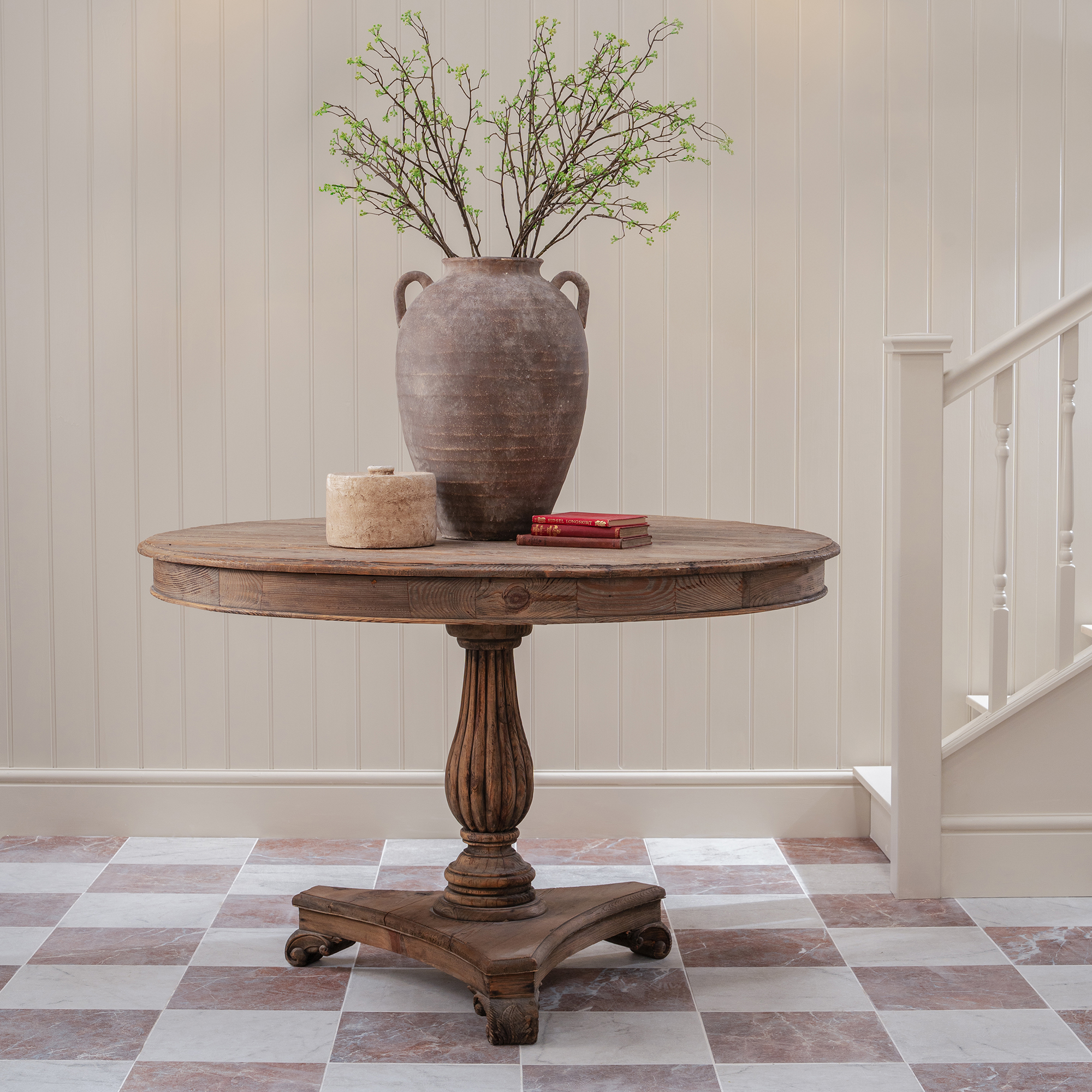 Quornstone chequered flooring