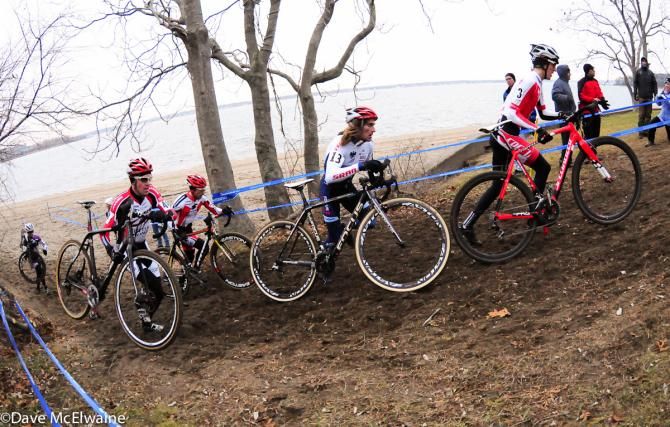Anthony Clark (JAM Fund/ NCC/ Vittoria) moved up early in the race.