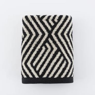 Dunelm, Geo Cotton Towel
